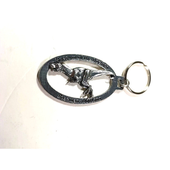 Museum Of The Rockies Bozeman Montana Keychain Dinosaur - Picture 2 of 5